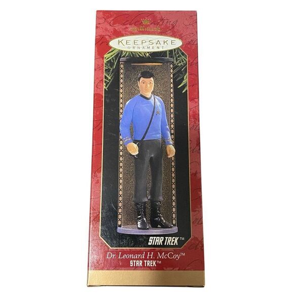Dr. Leonard H. McCoy Medical Officer 1997 Hallmark Keepsake Ornament Star Trek - Picture 1 of 3